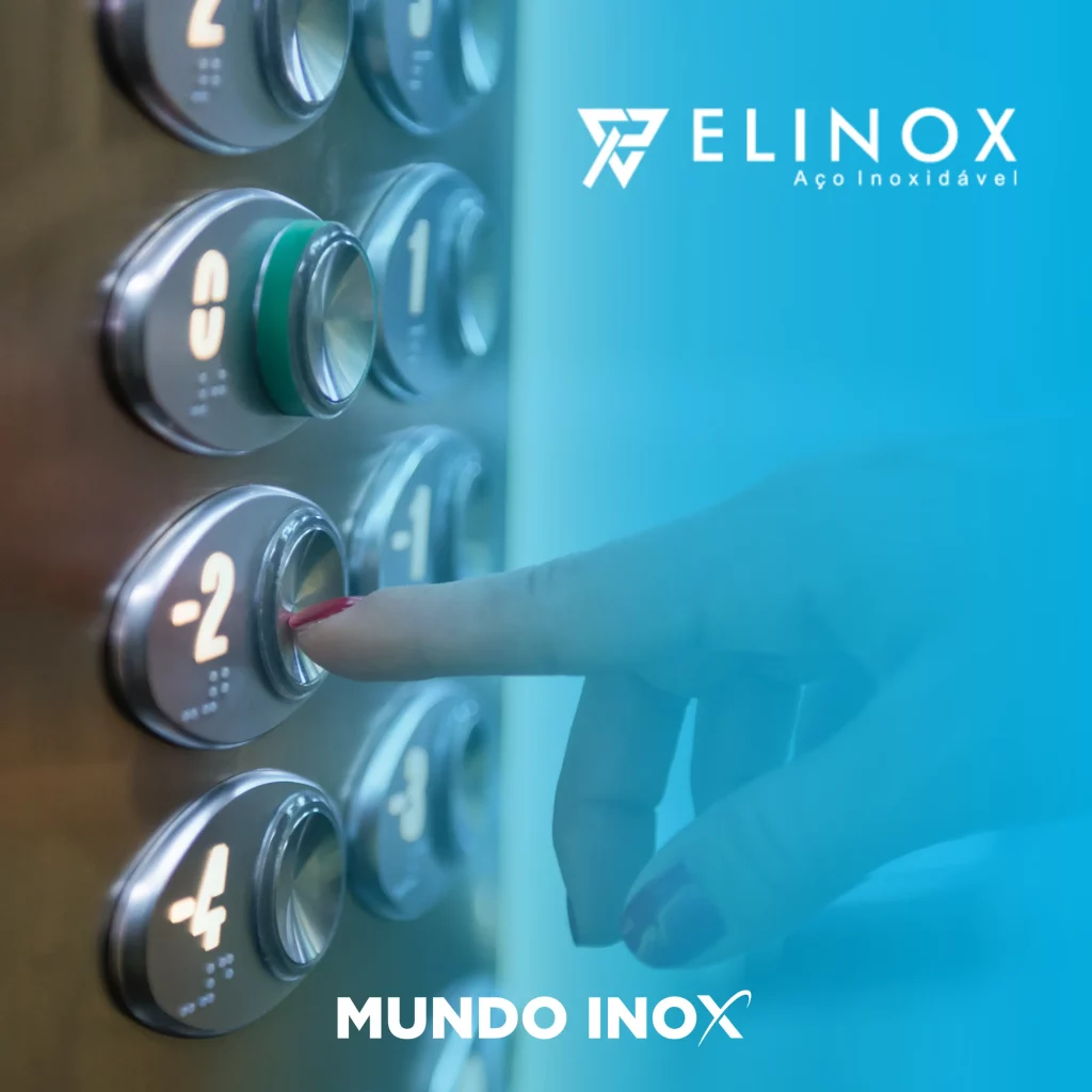 O papel do aço inox em elevadores-img